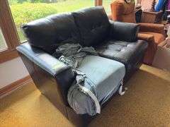 5’ Durabrand loveseat Well worn, but has very nice fitted cover