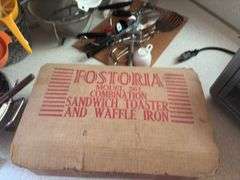 Dormeyer stand mixer, kitchen utensils, Fostoria combination sandwich toaster & waffle maker, etc