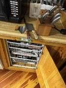 Knives and assorted kitchen utensils