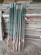 30 steel T posts 6'