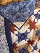 74x90 quilt Star Gazing, quilted in 2010