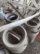 3 more rusty milk cans