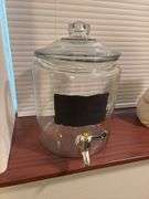 Glass drink dispenser