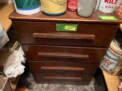 15D x 27L x 36H four drawer dresser NO CONTENTS