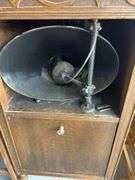 Edison phonograph cabinet and stool