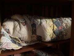 3+ vintage quilts and blankts