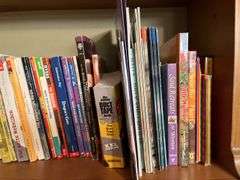 LOTS of paperback books 3 shelves