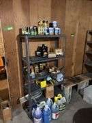 Two metal shelving units NO CONTENTS