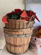 Styrofoam coolers, beverage coolers, bushel baskets, artifical flowers etc...