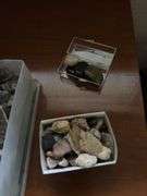 Boxes of rocks