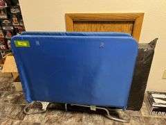Folding playpen and crib mattress