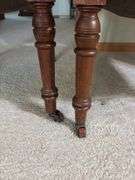 Pair of antique walnut Eastlake style parlor chairs
