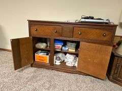 Vintage sideboard 20D x 56L x 37H NO CONTENTS