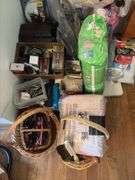 Bathroom necessities-scale, eyeglasses, toothbrushes, thermometer, skin care, etc