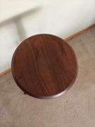 Amana walnut tri leg plant stand 12 x 29H