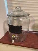 Glass drink dispenser