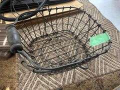 antique wire basket
