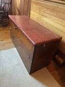 14D x 35L x 19H lift top trunk