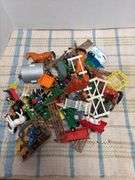 Bag of farm related toys