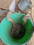 Log chains, chain come a longs, rail car mover head
