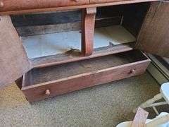 Oak sideboard 21D x 48L x 53H