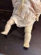 Old composition doll and clothing