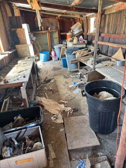 Shed free for all!! See all photos. Buyer is welcome to anything in the lean to. (taking everything is NOT required in this instance!) image