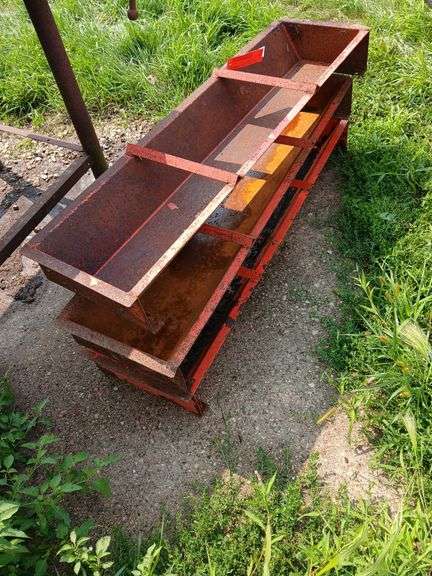 8 steel feed troughs image