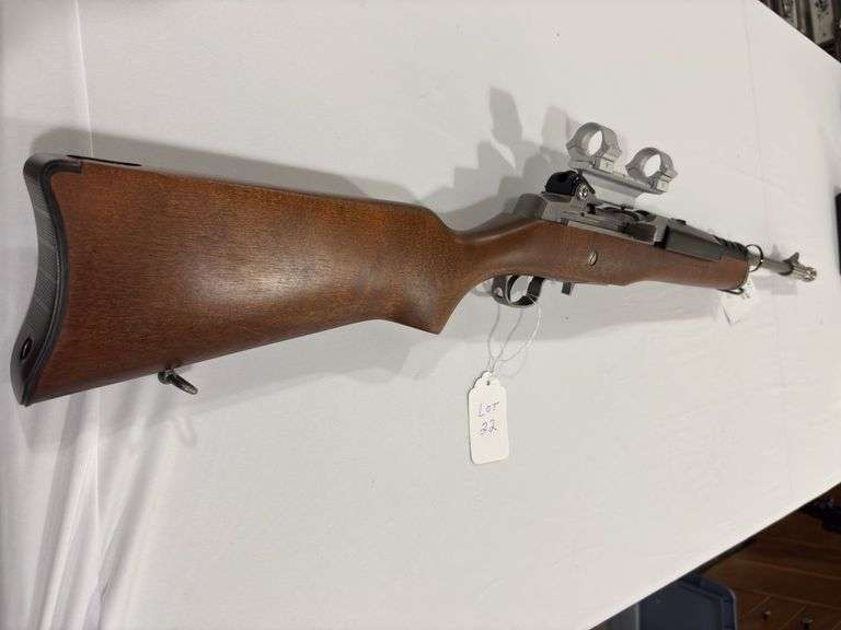 Sturm Ruger & Co. rifle model mini-14, S#185-68903 cal .223, B/square base and rings image