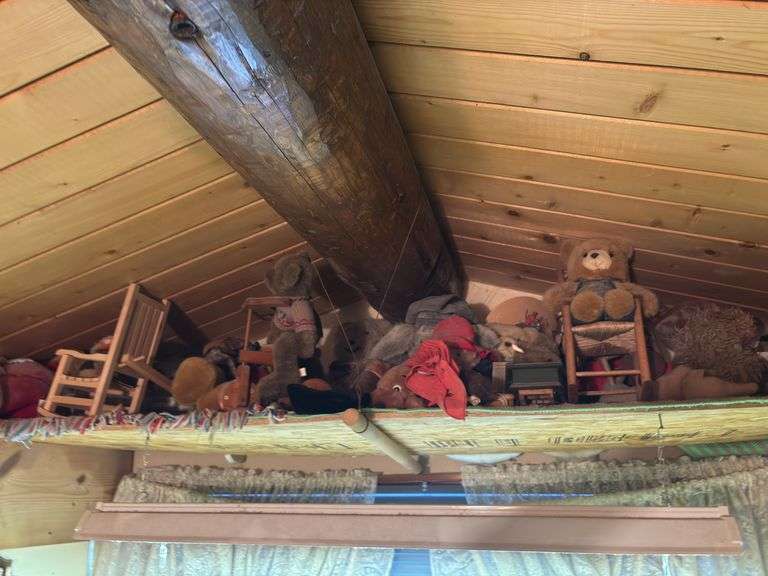 Large assortment of teddy bears image
