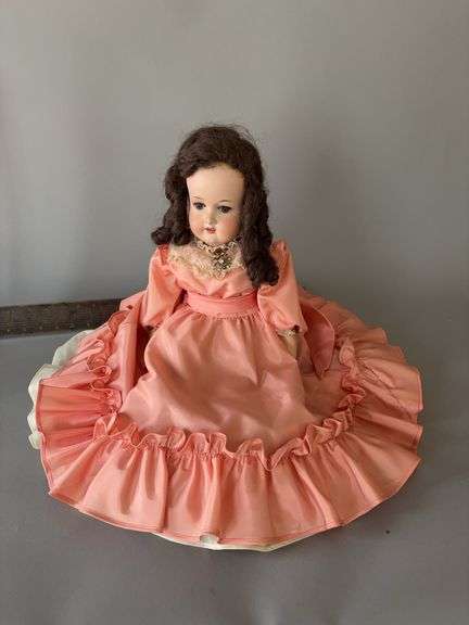Armand Marseille bisque doll Approx 21” tall Marked on neck Germany 370 A3 M image
