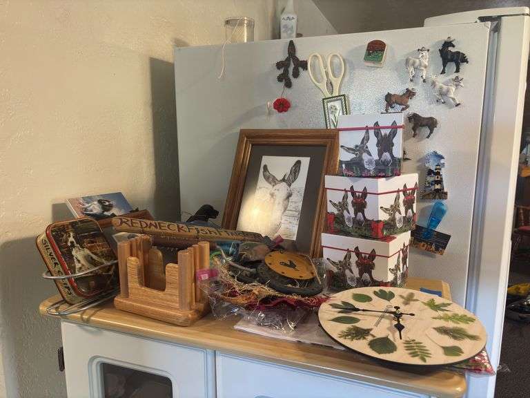 Various decor items, including donkey themed kitchen collection image