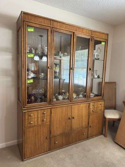 2pc Stanley Furniture Hutch 18D x 64L x 81H