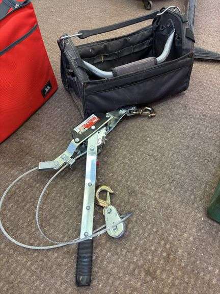 Come-a-long, black tool bag image