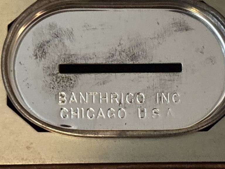 Fishbowl of matchbooks and 2 car banks