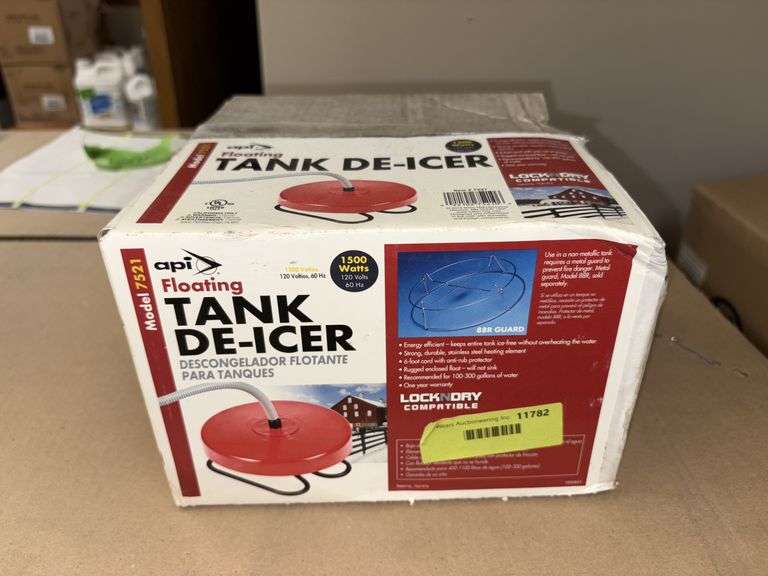 Floating tank de-icer image