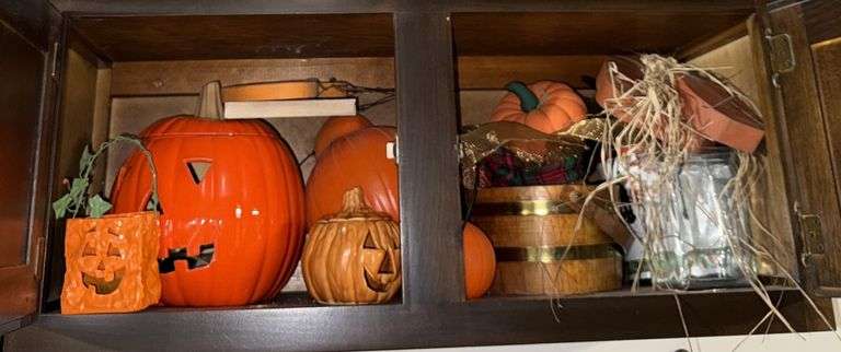 Vases and Halloween decor image