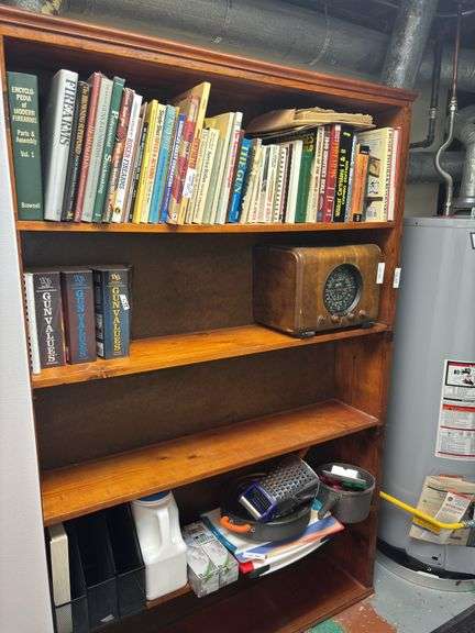 Book case 48x9x72-stair carry bring help (no contents included) image