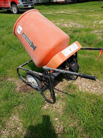 Kushlan batch concrete mixer w/ elec motor image