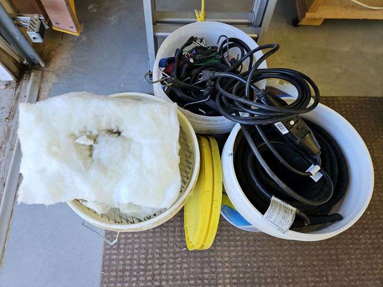Bungies, Three 5 Gallon Buckets with Contents image