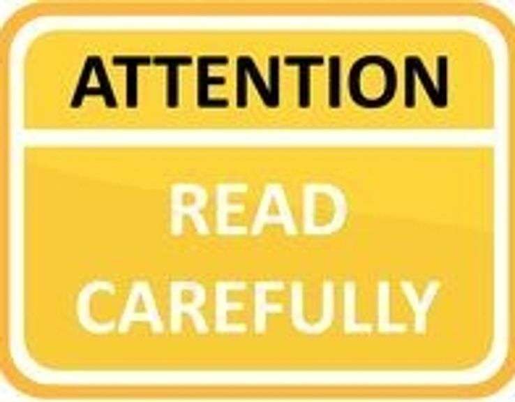 PLEASE READ THE AUCTION INFO & TERMS AND CONDITIONS BEFORE BIDDING! It is important that you understand your responsibilities as a bidder. Thank you! image
