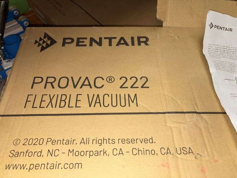 Pentair Provac 222 flexible vacuum Models 214, 214R, 222 and 229 image