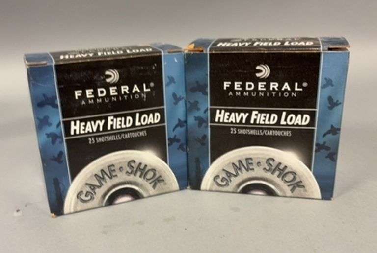 Two Boxes of Federal Heavy Field Load 12 Gauge Shotshells image