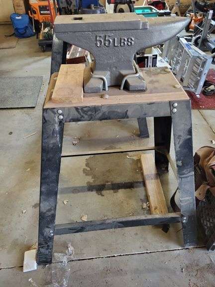 Anvil on stand