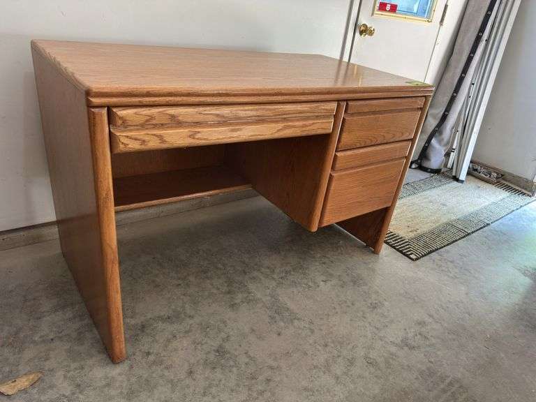 25 x 48 oak desk