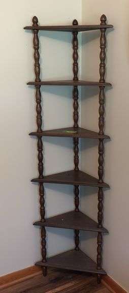 10x21x68H corner shelf image