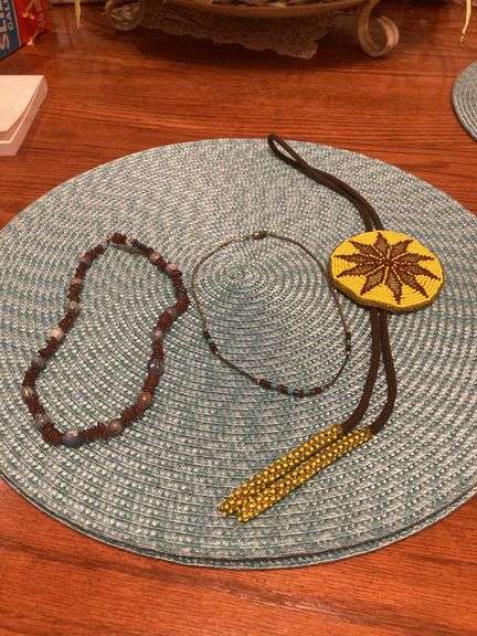 Two necklaces, bolo tie image