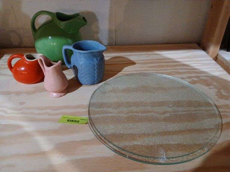Pottery pitchers