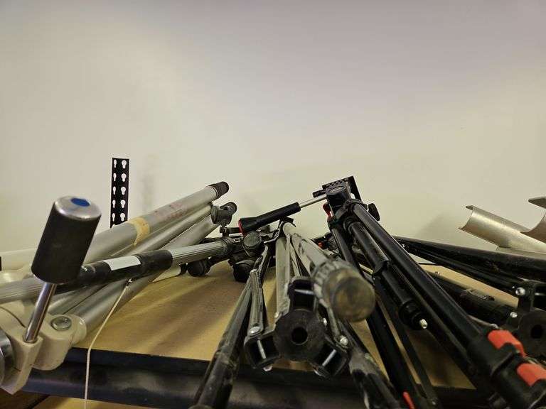 Tripods (Top Shelf of Shelving Unit) image