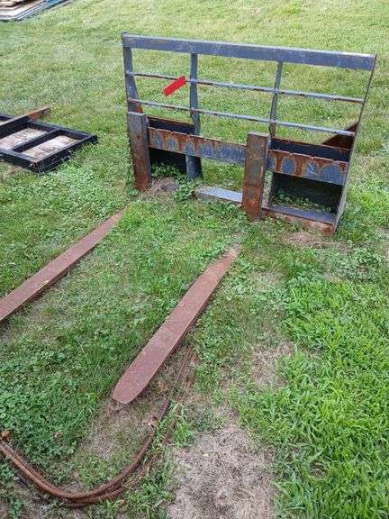 48" skidloader forks
